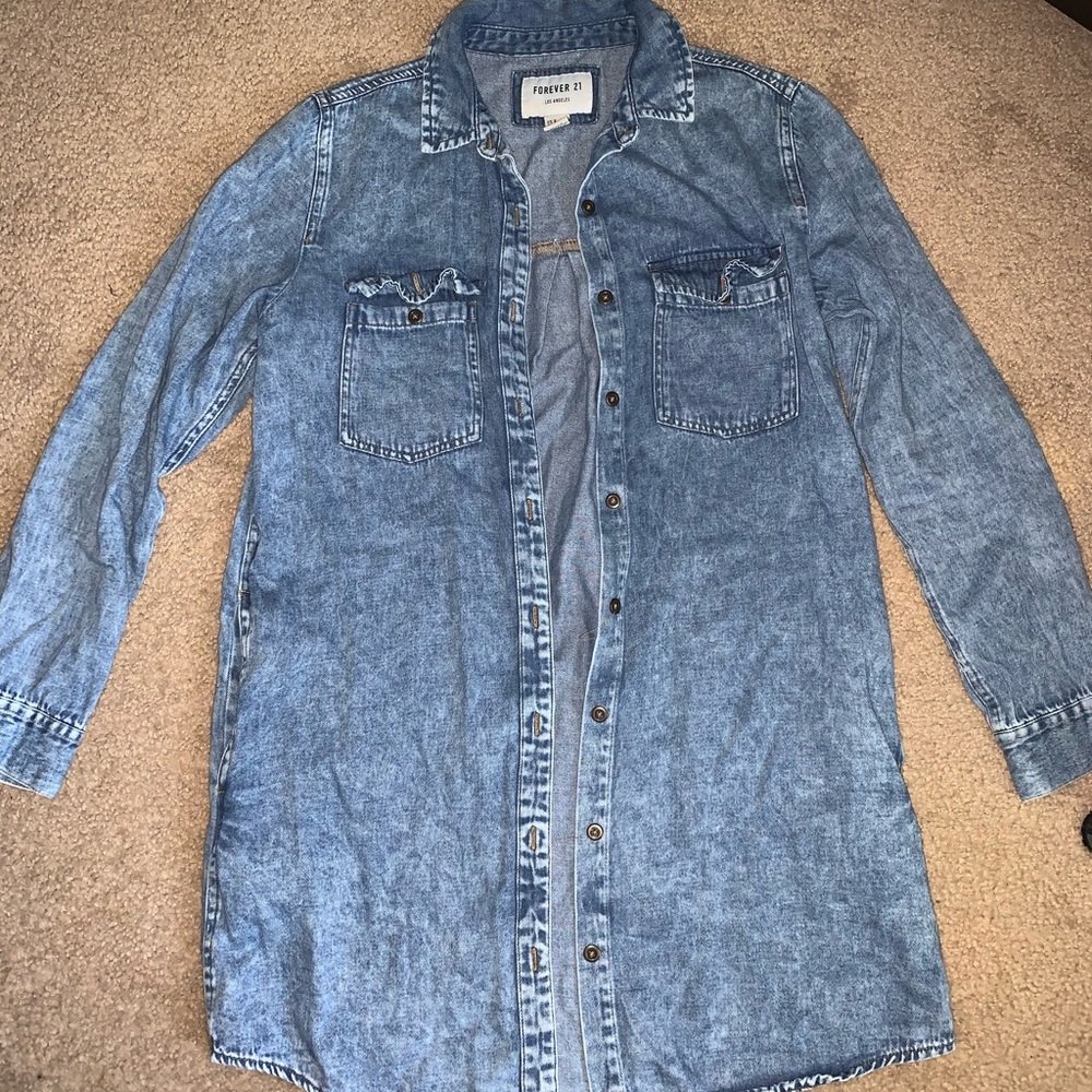 Long sleeve vintage open shirt